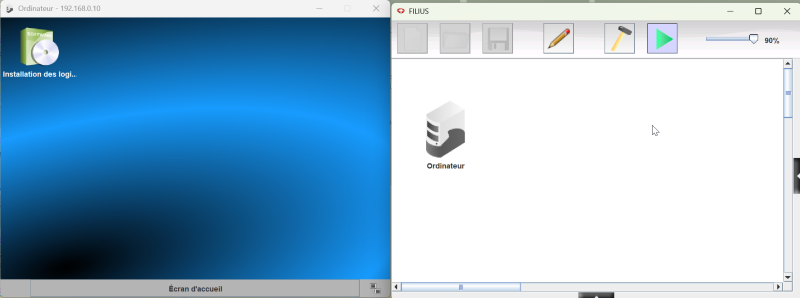 Filius installer un logiciel supplémentaire