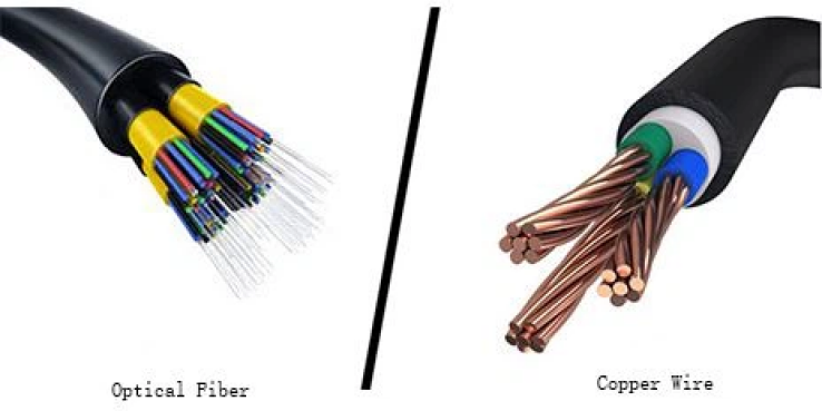 Câble fibre et cuivre
