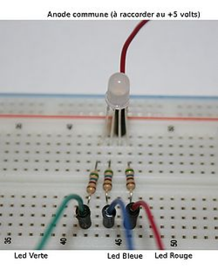 Montage sur une breadboard